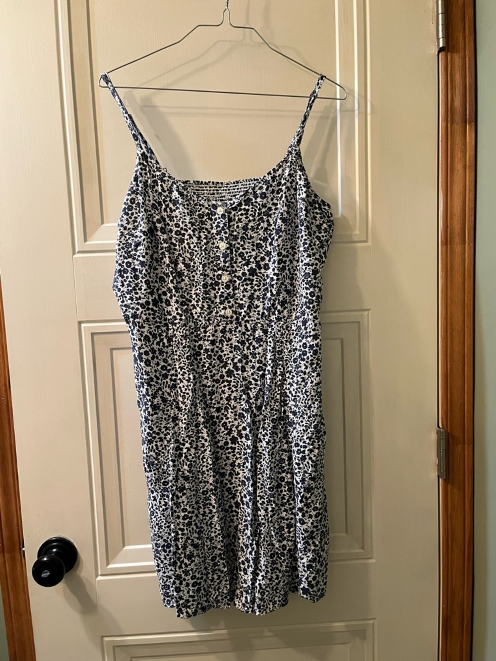 GAP Blue and White Floral Mini Dress